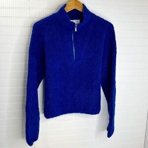 NWT Wynter Fortaleza Half Zip Sweater Blue XL